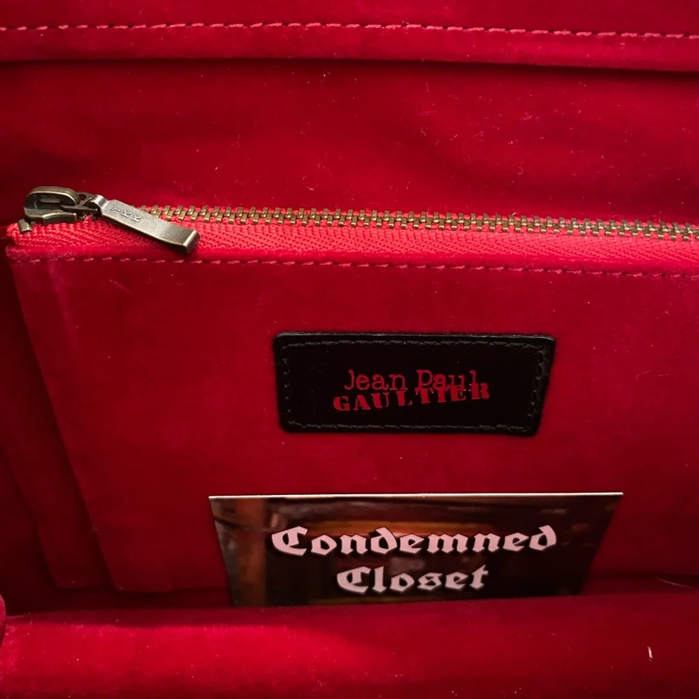 90’s Jean Paul Gaultier Leather Window Bag - Picture 2 of 4
